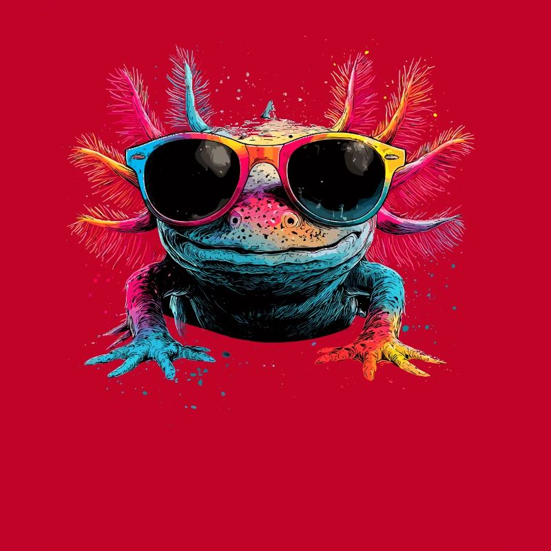 Axolotl Petite queue de triton Queue mignon Axolotl