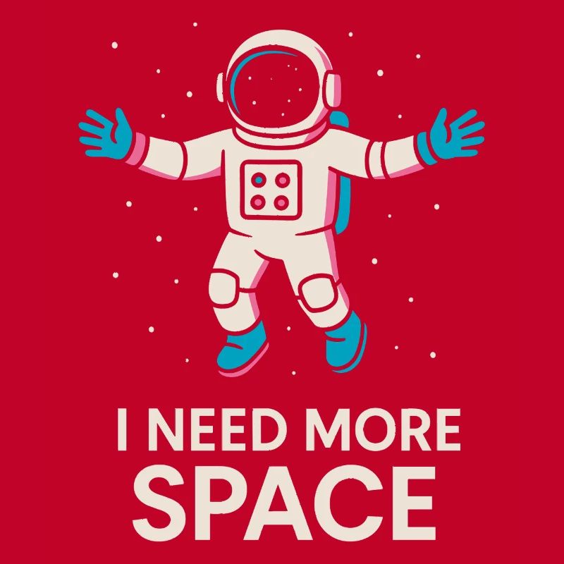 J’ai besoin de plus de design d’astronaute de l’espace