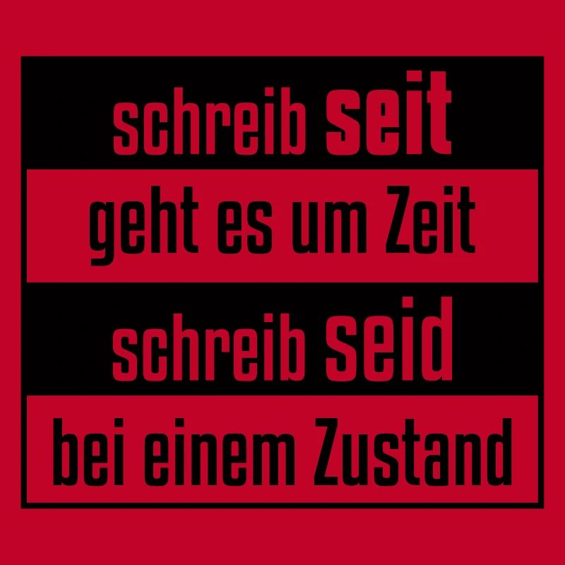 Schreibt man seit oder seid?