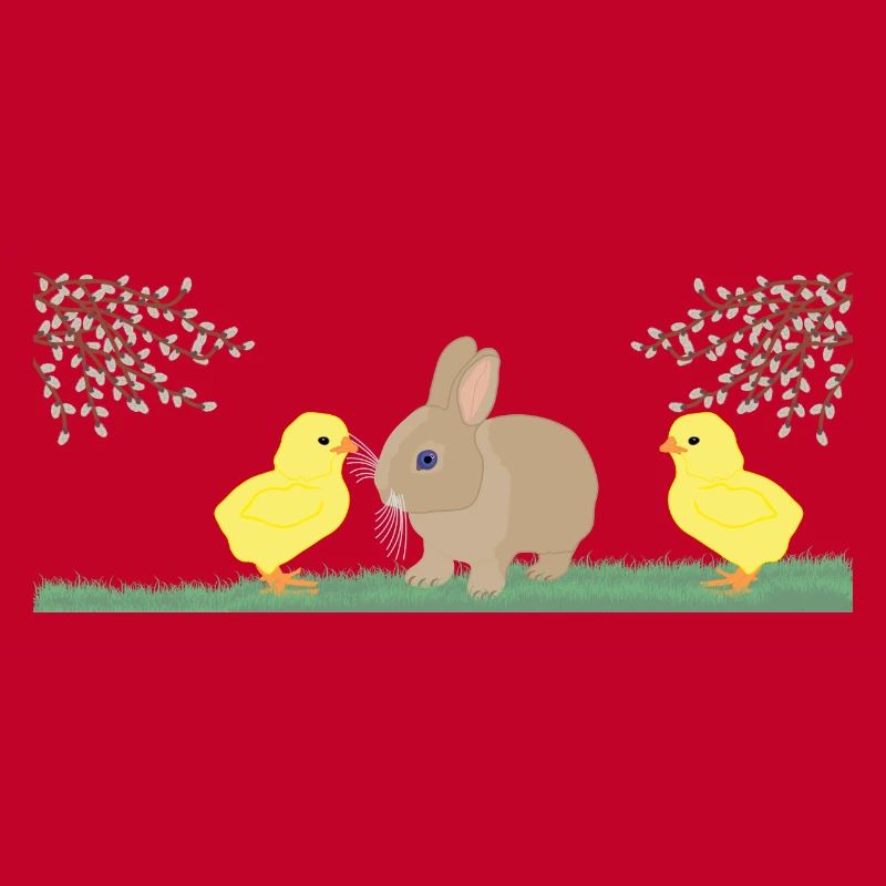 Rabbit Chicks, Kitten Willow, Easter