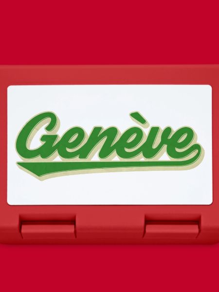 Genève Grün Retro Script