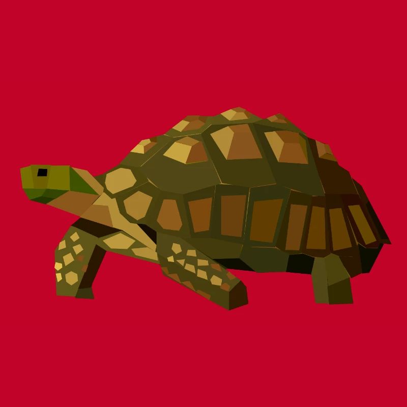 Geometric Turtle - Animal Low Poly