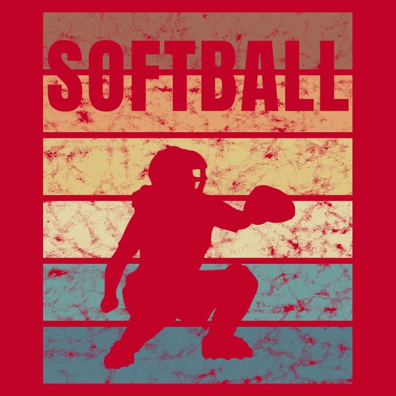 Softball Basepall Schläger Pitcher Catcher
