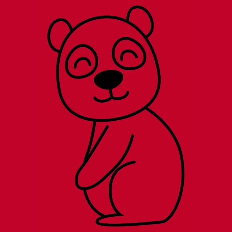 Panda Comic Animal