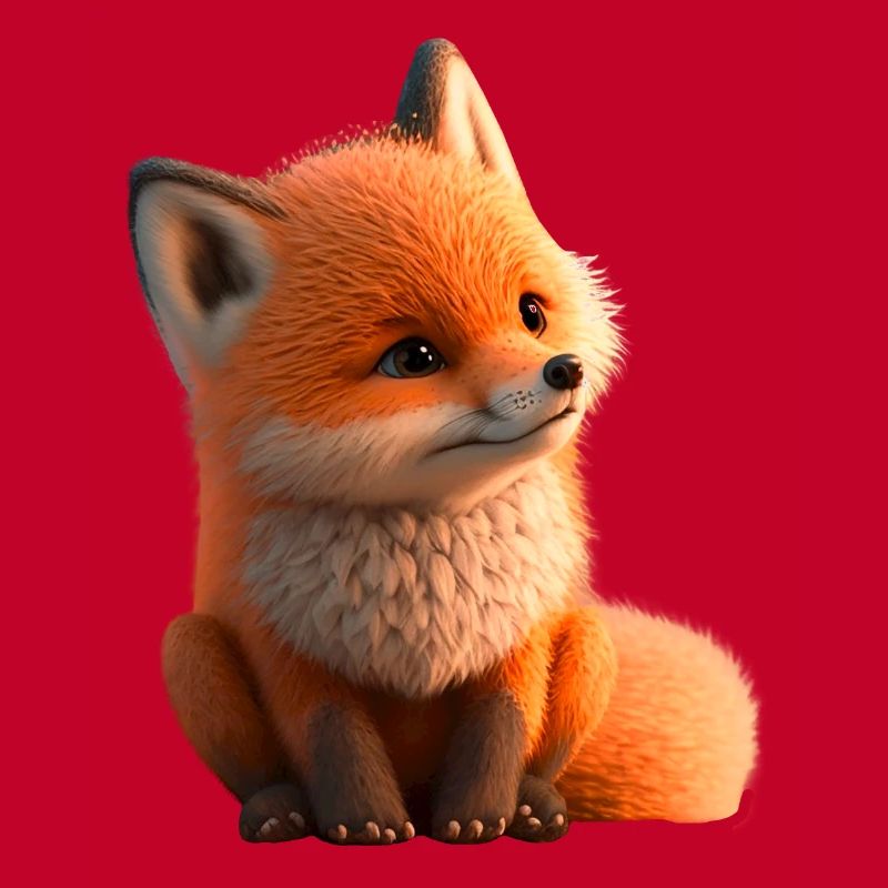 Fuchs sitzend