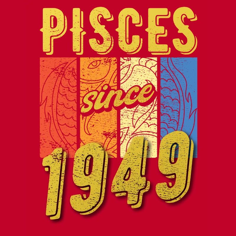 Fische 1949 Geburtstag Sternzeichen Geschenk