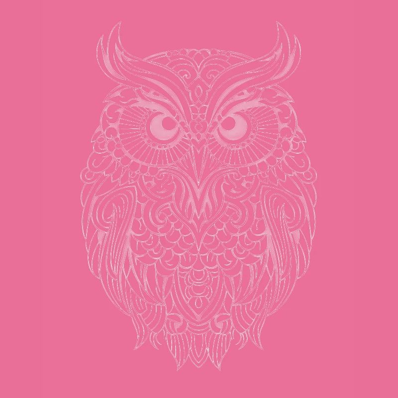 Mythical Magical Boho Owl with Patterns