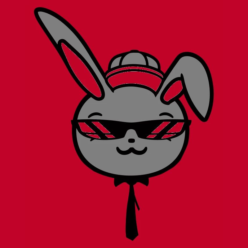 Lunettes de soleil lapin Cappy cravate Cool Hat Comic