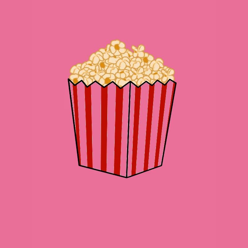 Popcorn as Therapy Funny Quote Corn