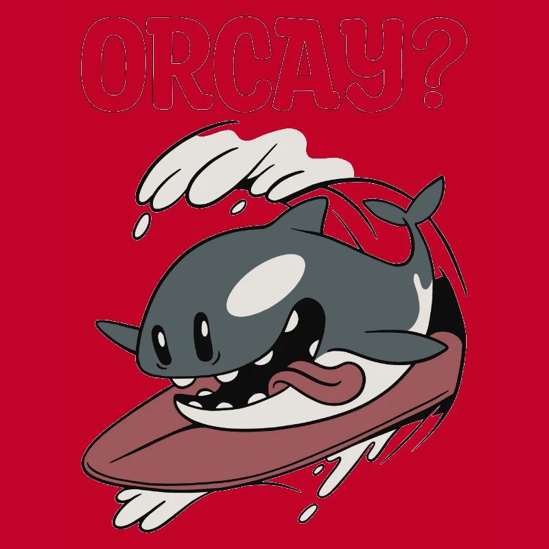 Orca Killerwal Schwertwal Spruch Geschenk