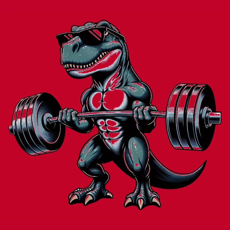 Cool Dino T-Rex Workout Dumbbell Workout Design