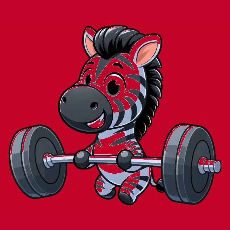 Zebra Powerlifting: Strength training with dumbbells