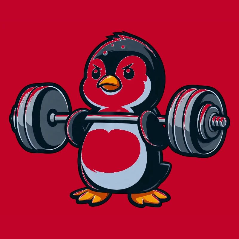 Strong Penguin: Dumbbell Workout