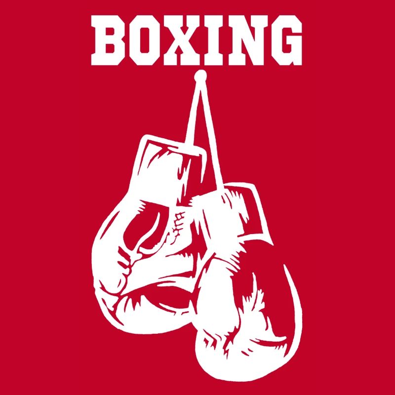 Weiße Boxhandschuhe