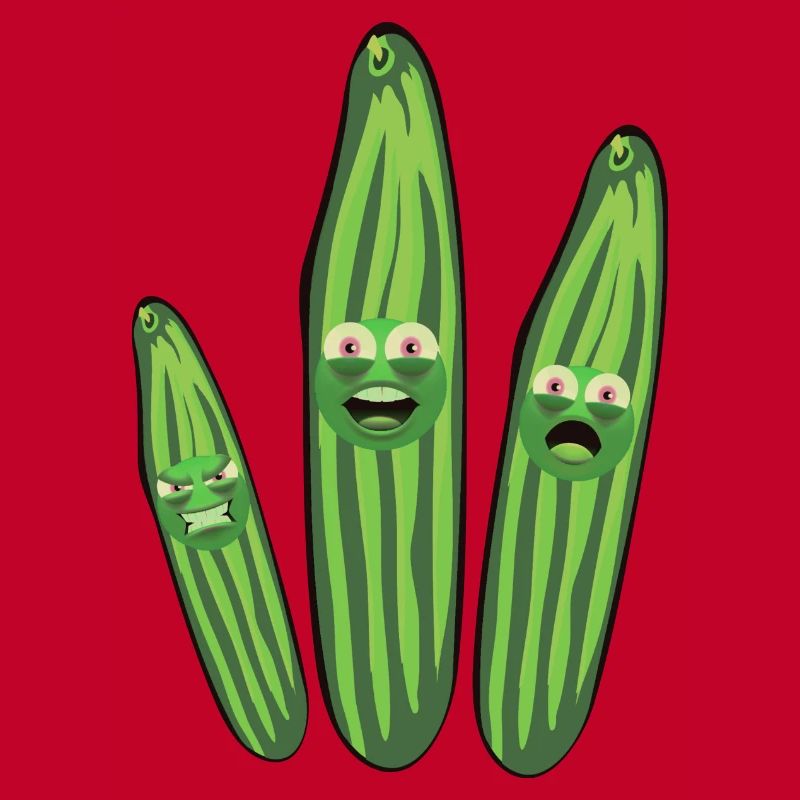 Capricious cucumber, cucumbers, comic, cucumber