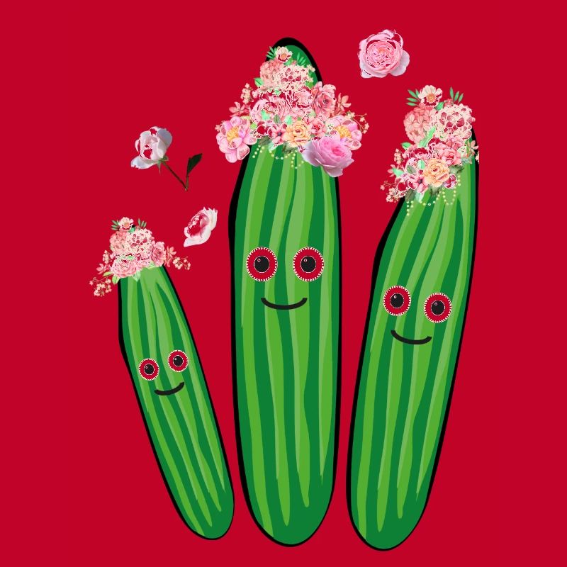 concombre,concombre,hippie,couronne, fleurs
