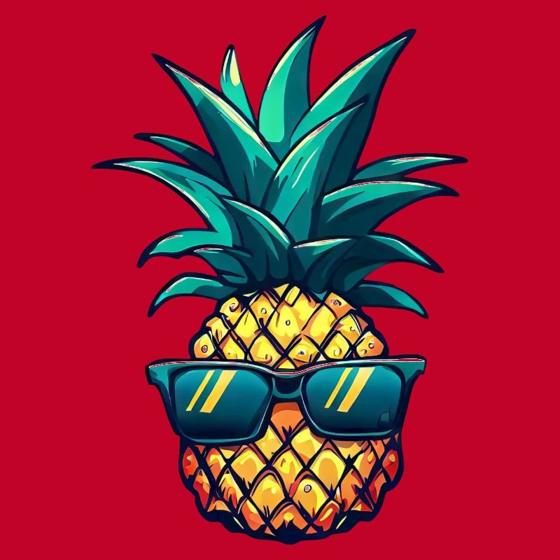 Cooler Ananas-Hingucker: Südfrucht mit Stil