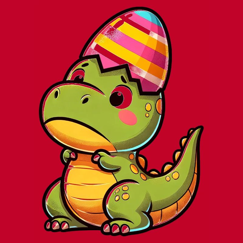 Easter T-Rex in Eggshell, Clumsy