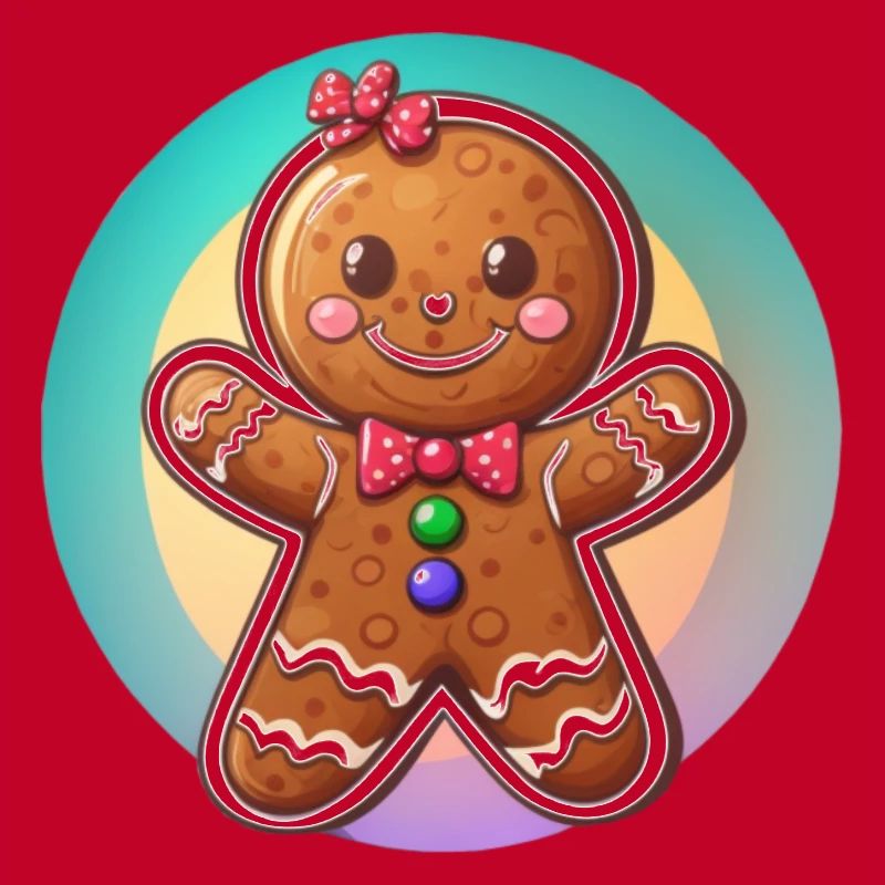 Gingerbread Weihnachtsmaskottchen