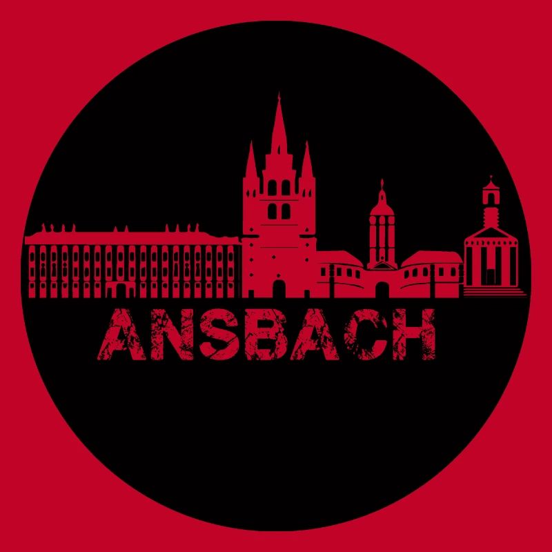 ansbach,skyline,noir,cercle