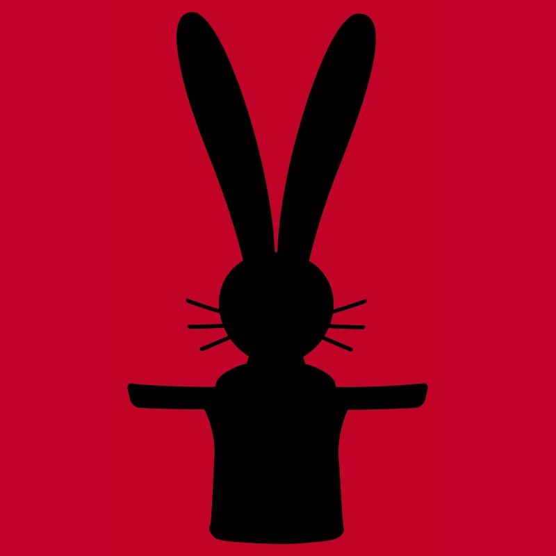 Lapin Chapeau Haut de forme Sorcier Lapin Sorcier Mignon