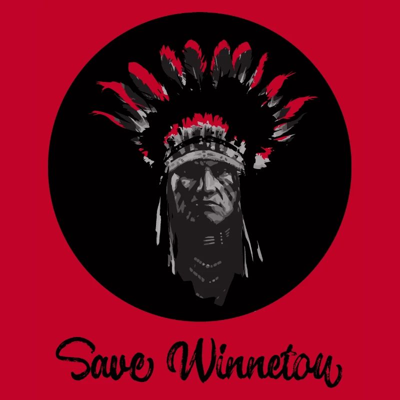 sauvez winnetou,winnetou,indiens,graffiti,cercle,
