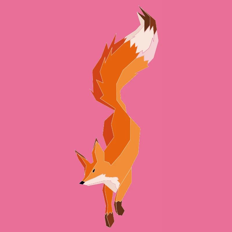 Fox Polygon Graphic