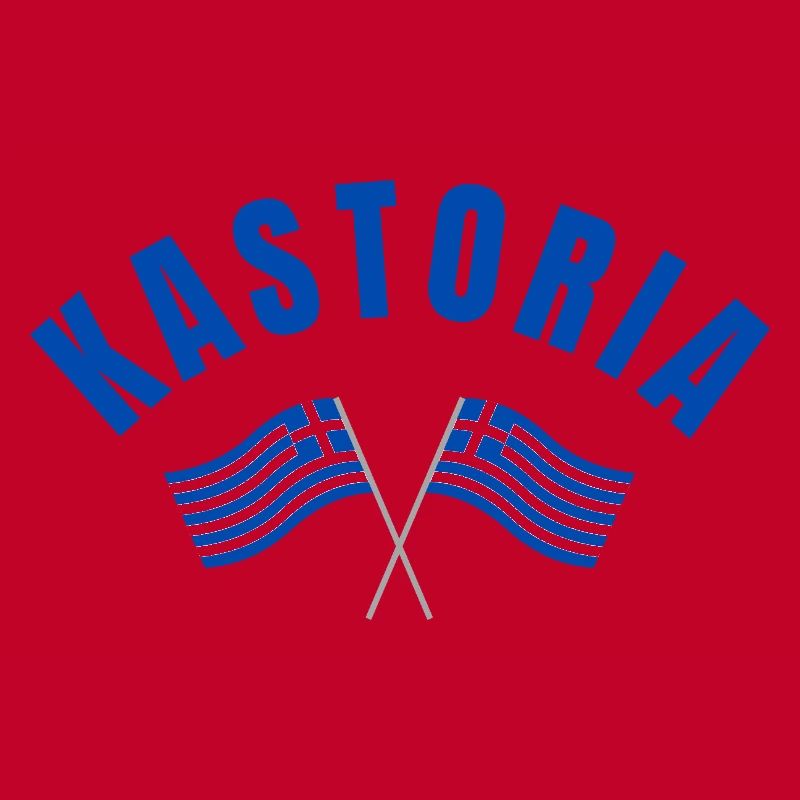 Drapeaux grecs de Kastoria