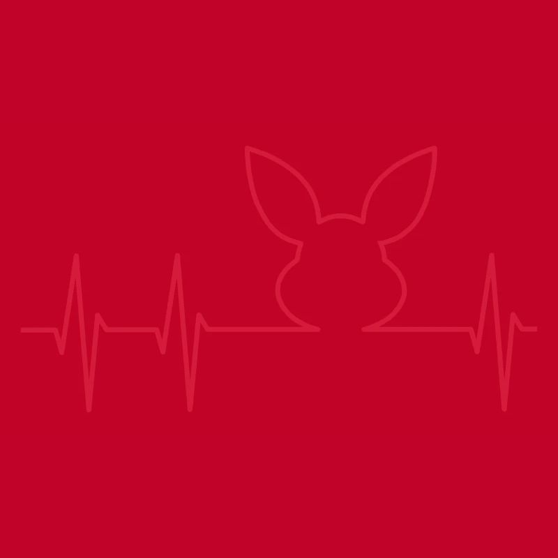 ECG and rabbit head