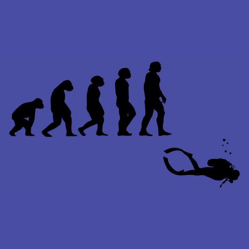 Evolution diving with a device