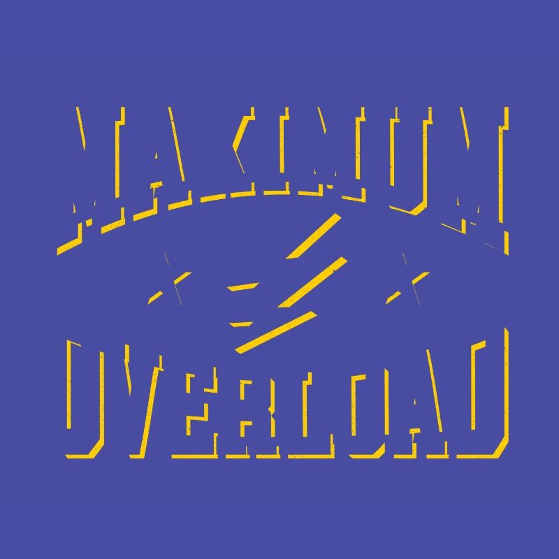 Maximum Overload Bold Retro Print