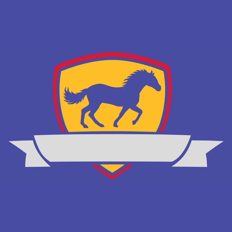 Text einfügen Pferd Banner