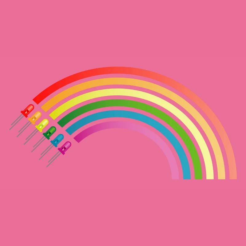Regenbogen LED