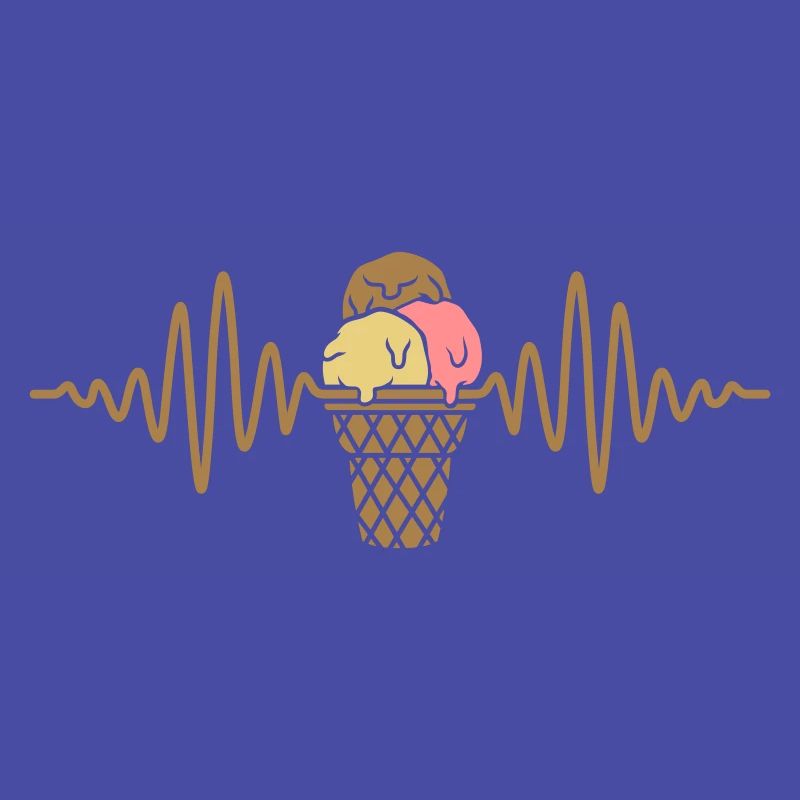 Frequenz Eiscreme 3 Eiskugeln