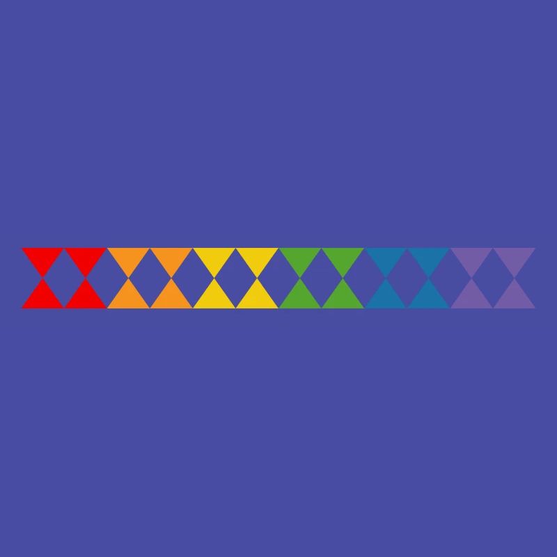 Triangles arc-en-ciel
