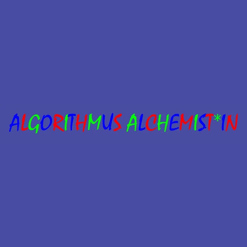 Algorithm Alchemist – Typographie colorée