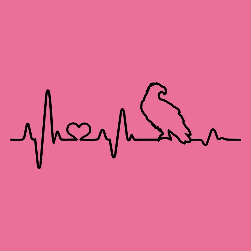 Heartbeat Eagle Golden Eagle Bald Eagle ECG