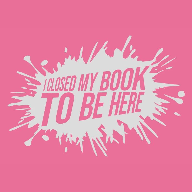 I closed my book