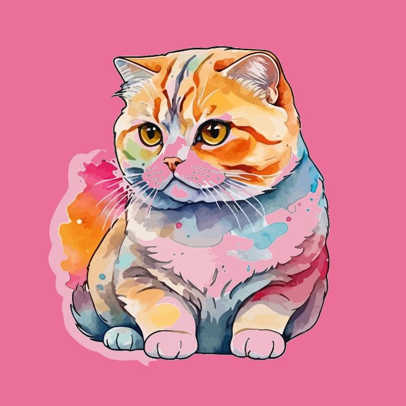 Scottish Fold Scottish Fold-Eared Cat