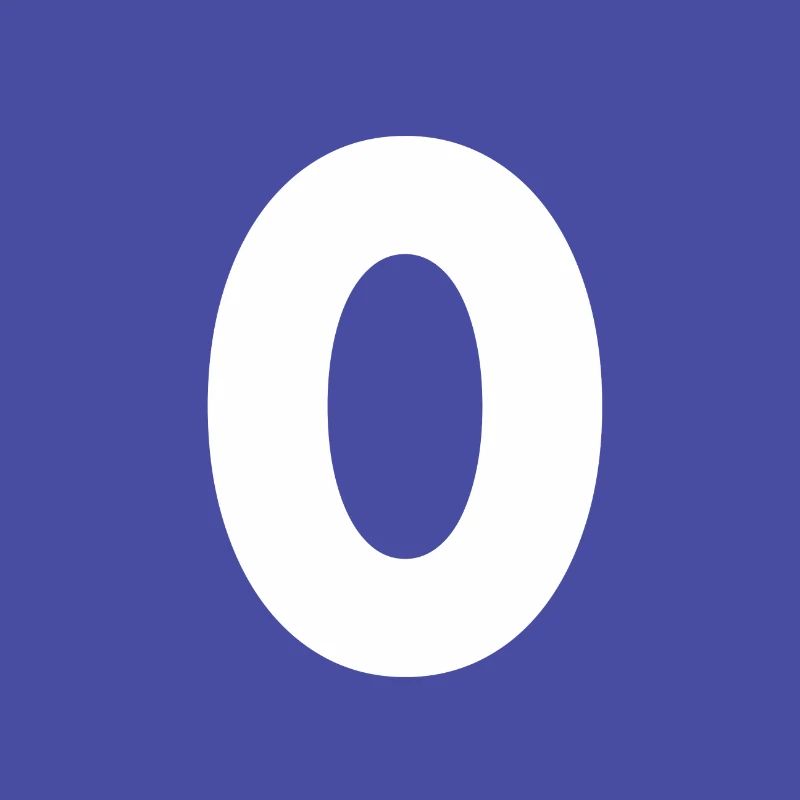 Zahl 0, Nummer 0, 0, Zero, Number Zero, Null