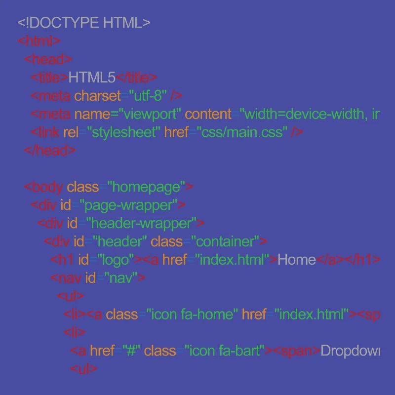 HTML5 code