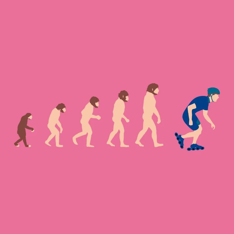 Evolution Inline Skates Lustige Geschenkidee