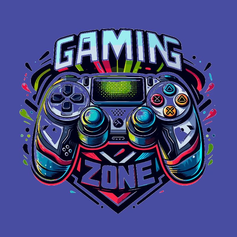 Gaming Zone - Controller Illustration