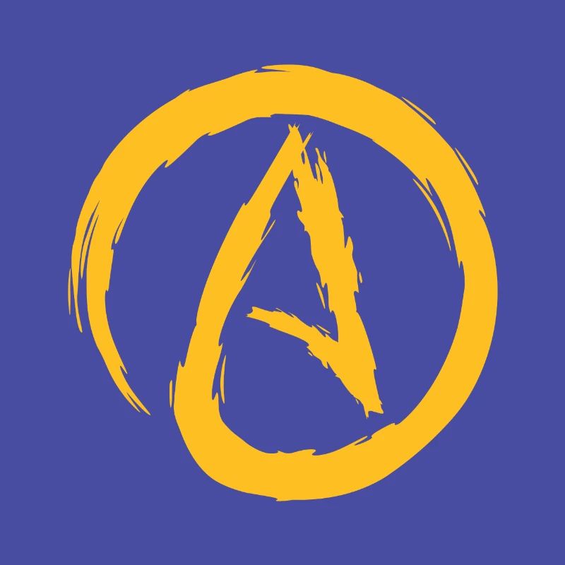 Symbole de l'athéisme cadeau d'évolution athée Darwin