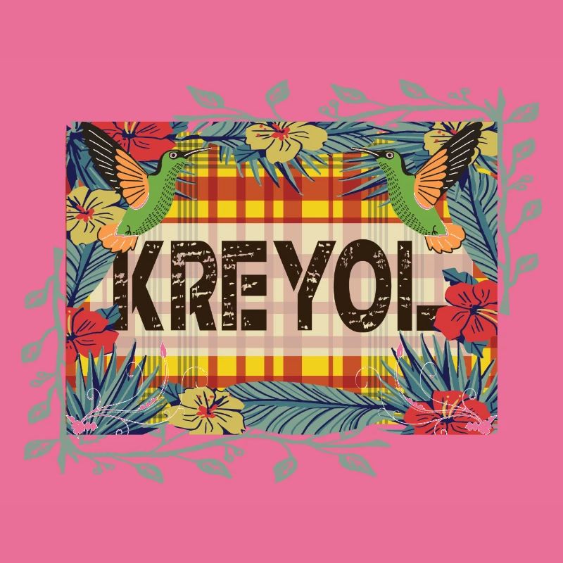 Schöne Geschenkidee KREYOL ODER KREOLISCHE Madras