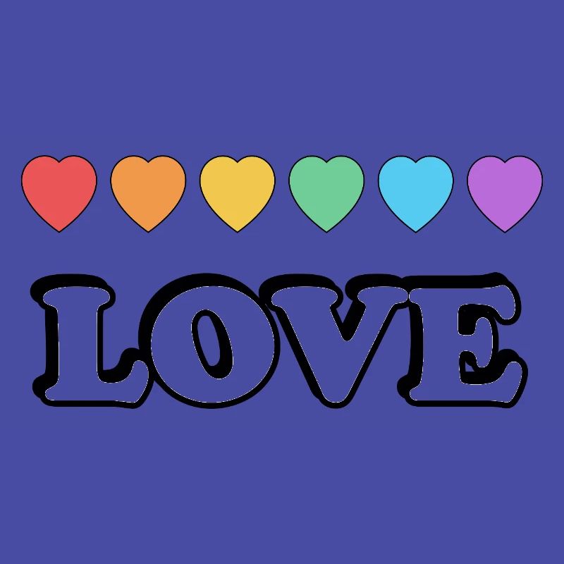 Liebe Regenbogenherzen