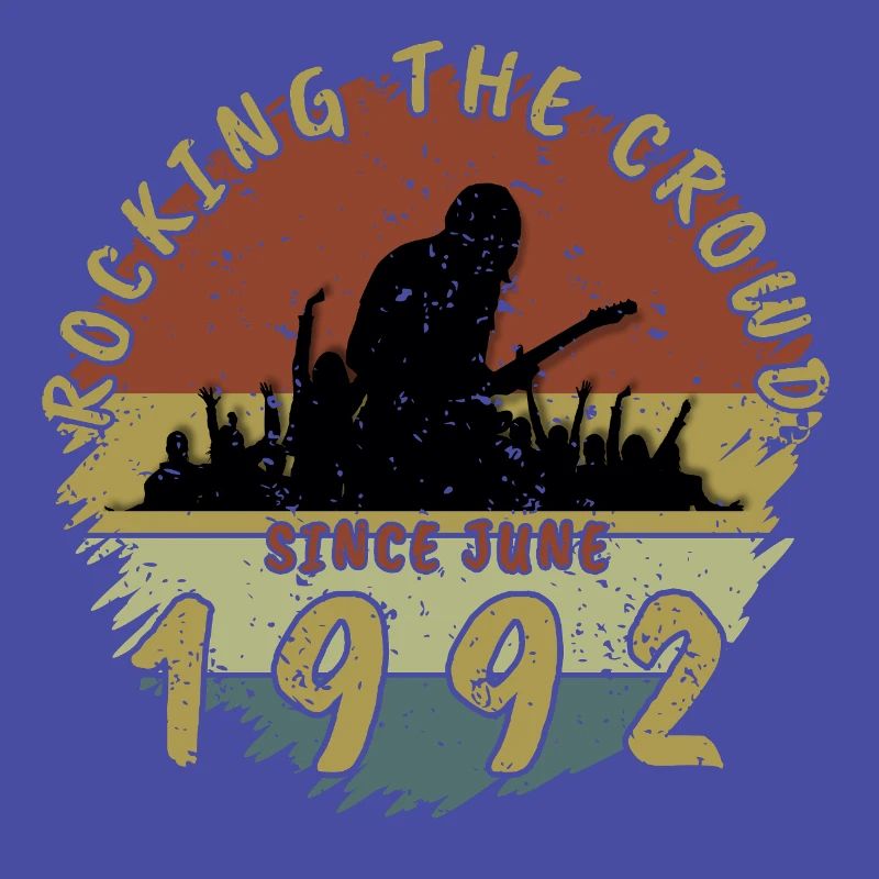 33rd Birthday Rocking the crowd GIT 06/1992