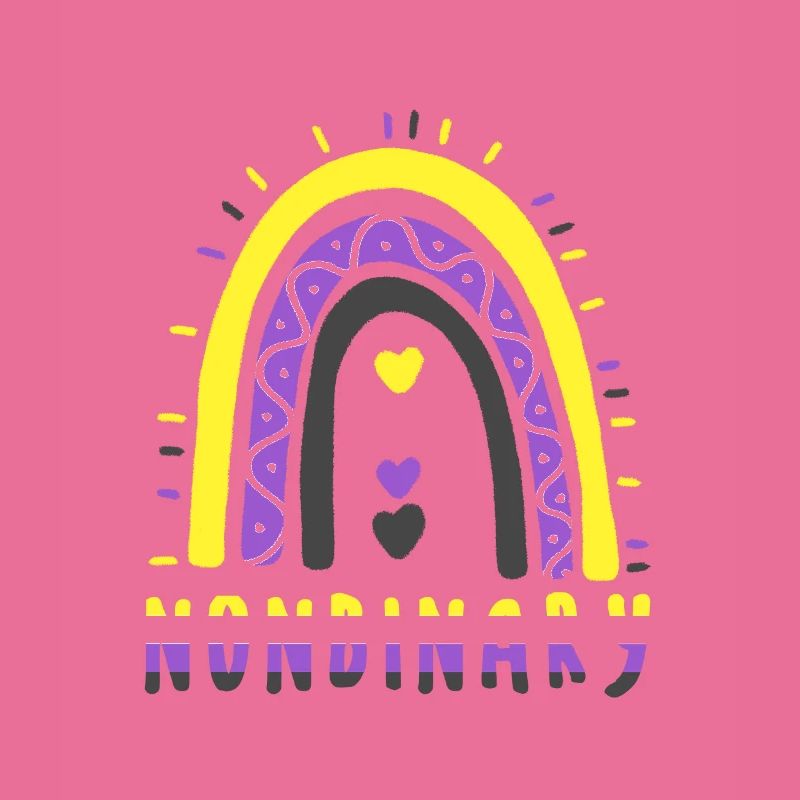 Nonbinary Boho Rainbow