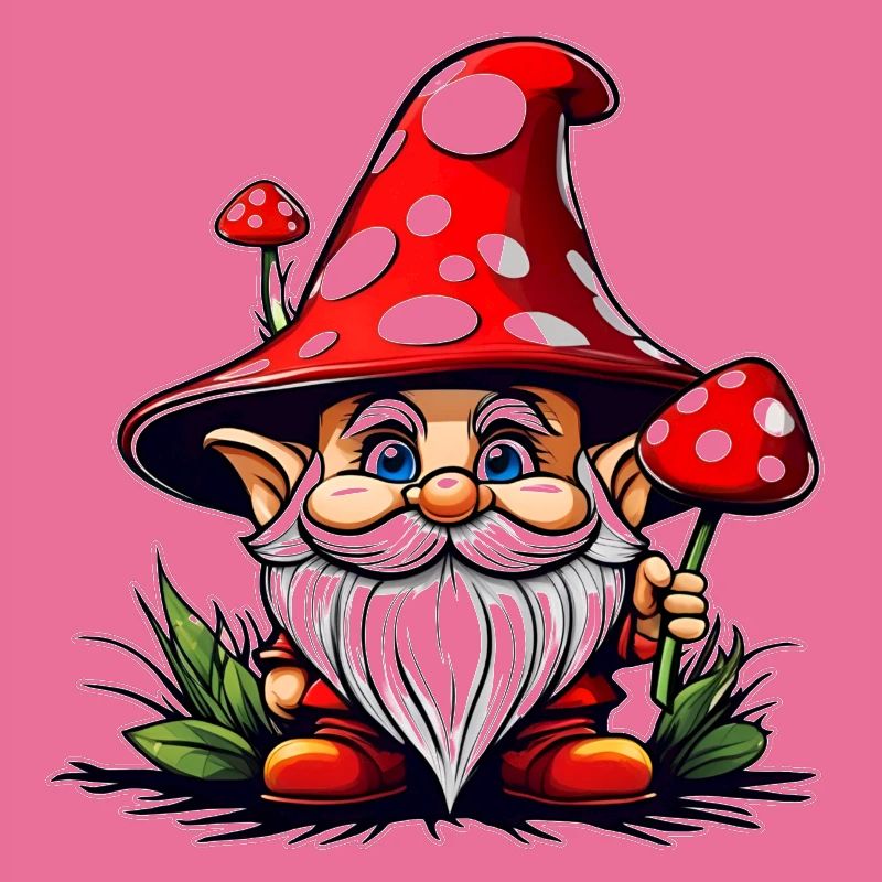 Cute Toadstool Leprechaun