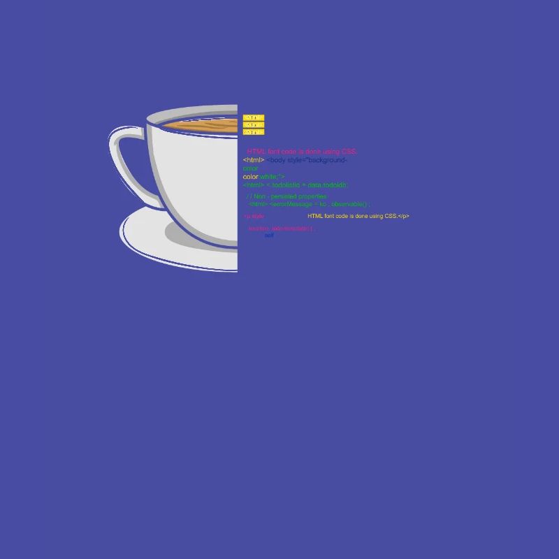 Funny Computer Coffee Programmer Design
